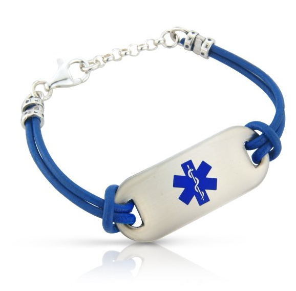 royal-blue-leather-cord-medical-id-alert-bracelet-lifesavingengraving-co-uk
